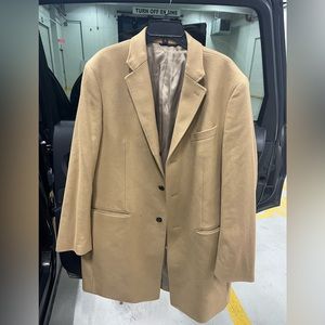 Mens wool overcoat